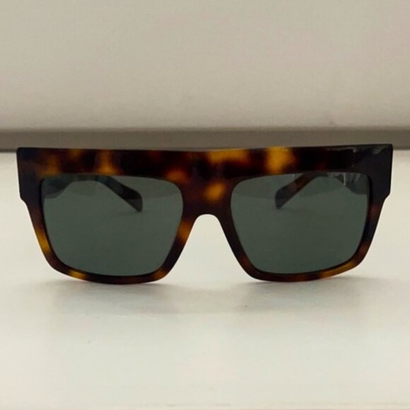 Celine ZZ top CL 41756 Tortoiseshell Polarized Green Lenses Kim K main image 8